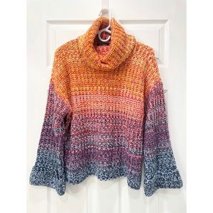 525 America Ombré Cowl Neck Sweater